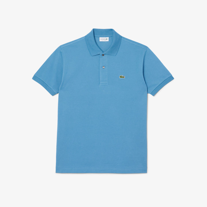 LACOSTE PIQUÉ COTTON POLO - SKY BLUE