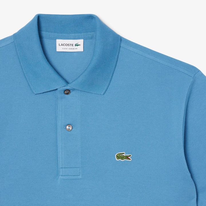 LACOSTE PIQUÉ COTTON POLO - SKY BLUE
