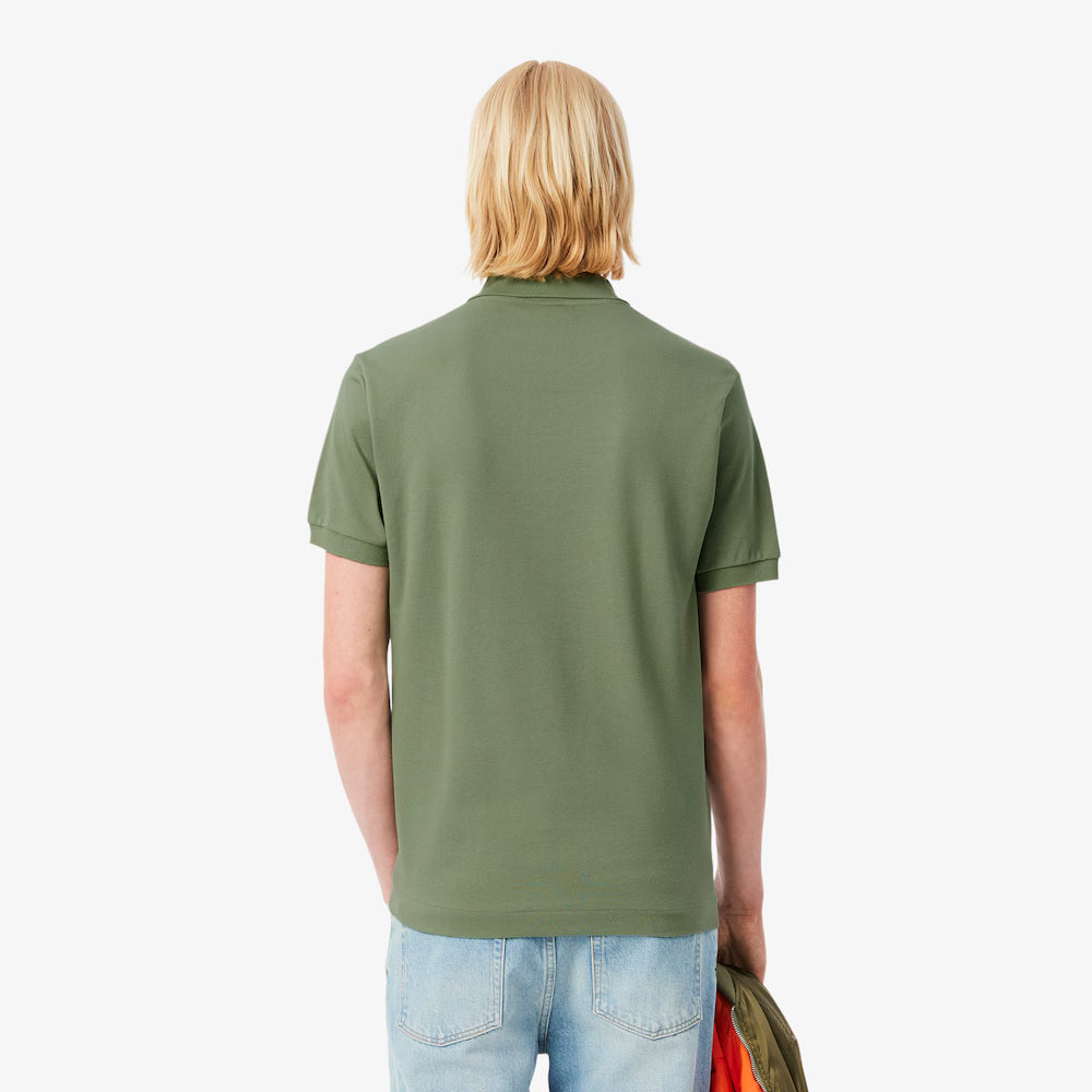 LACOSTE PIQUÉ COTTON POLO - THYME