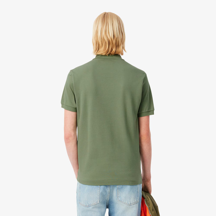 LACOSTE PIQUÉ COTTON POLO - THYME
