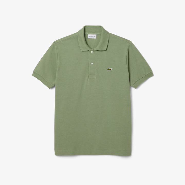 LACOSTE PIQUÉ COTTON POLO - THYME
