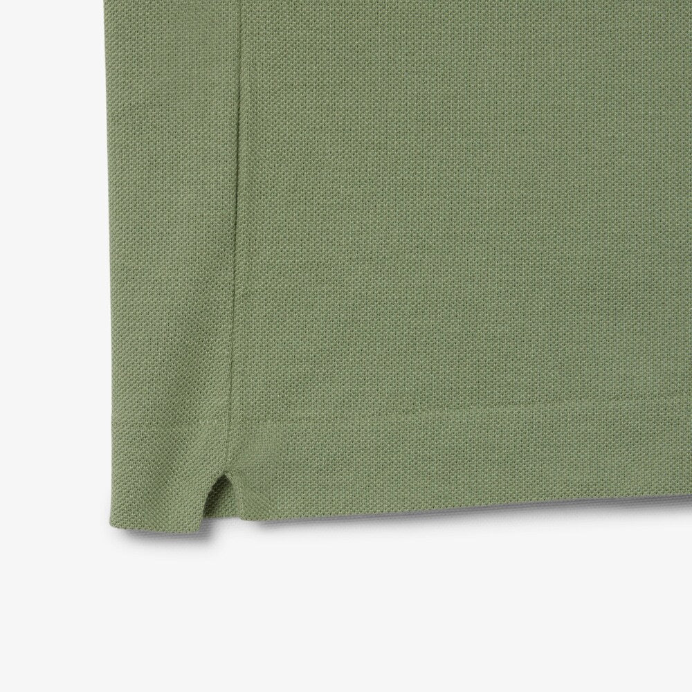LACOSTE PIQUÉ COTTON POLO - THYME