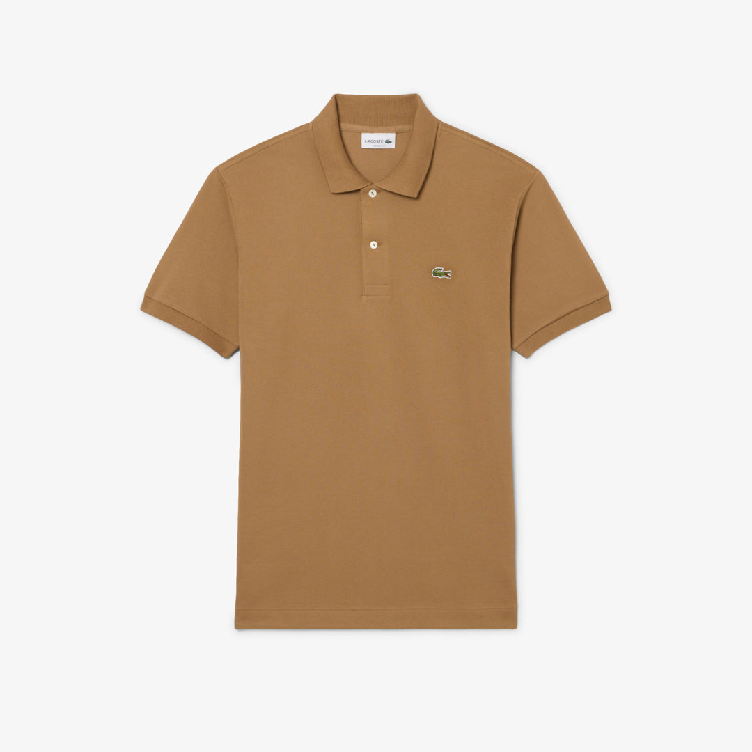 LACOSTE PIQUÉ COTTON POLO - COOKIE