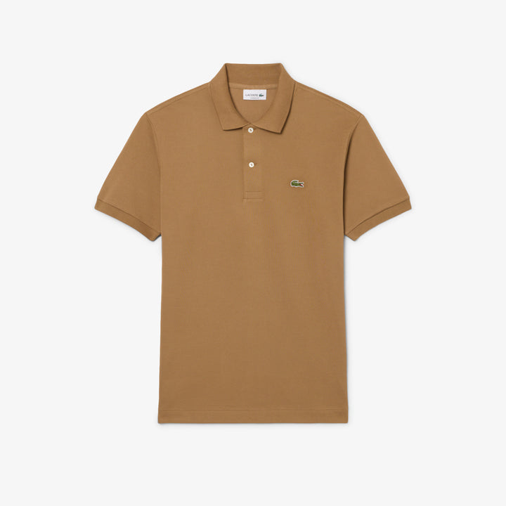 LACOSTE PIQUÉ COTTON POLO - COOKIE