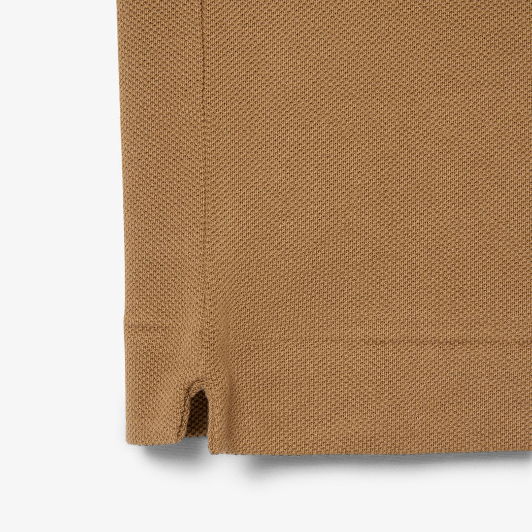 LACOSTE PIQUÉ COTTON POLO - COOKIE