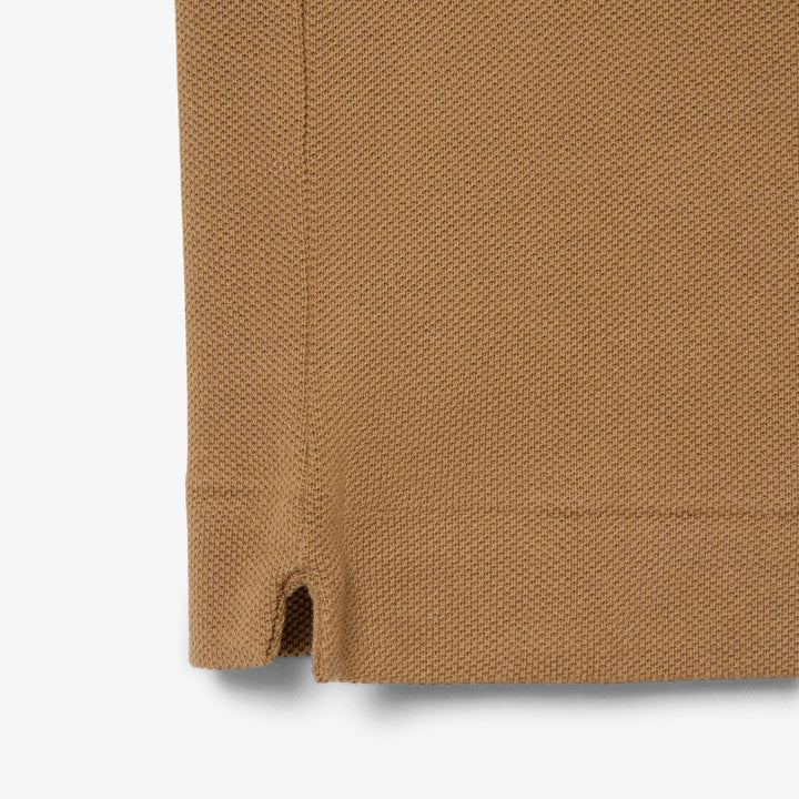 LACOSTE PIQUÉ COTTON POLO - COOKIE