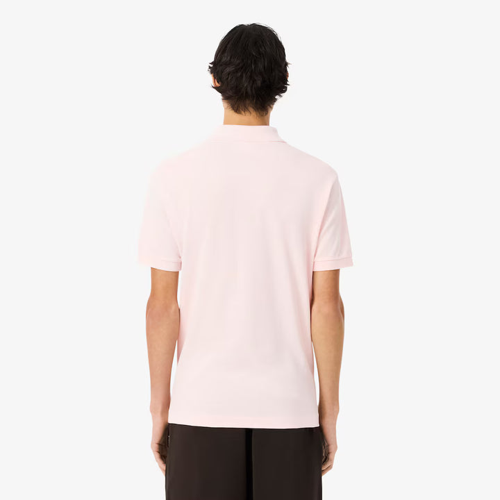 LACOSTE PIQUÉ COTTON POLO - FLAMINGO