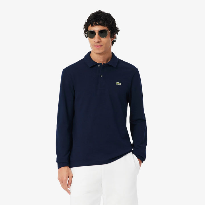 LACOSTE CLASSIC L/S POLO - NAVY BLUE