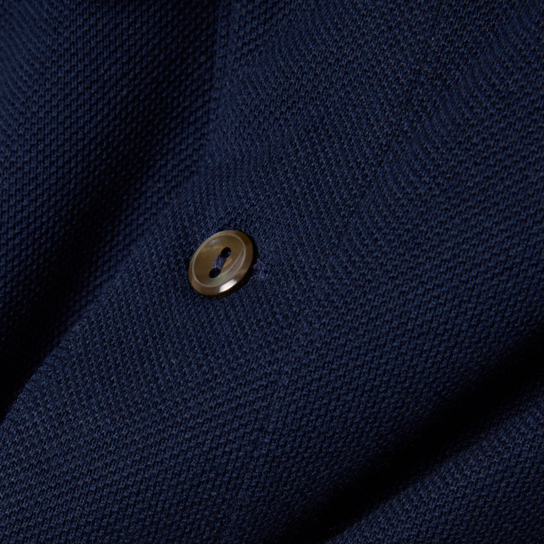 LACOSTE CLASSIC L/S POLO - NAVY BLUE