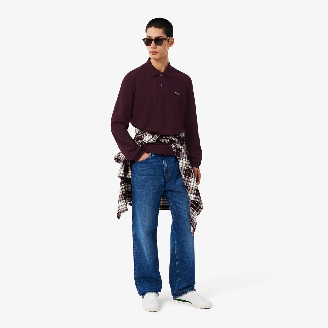 LACOSTE CLASSIC L/S POLO - OXALIS