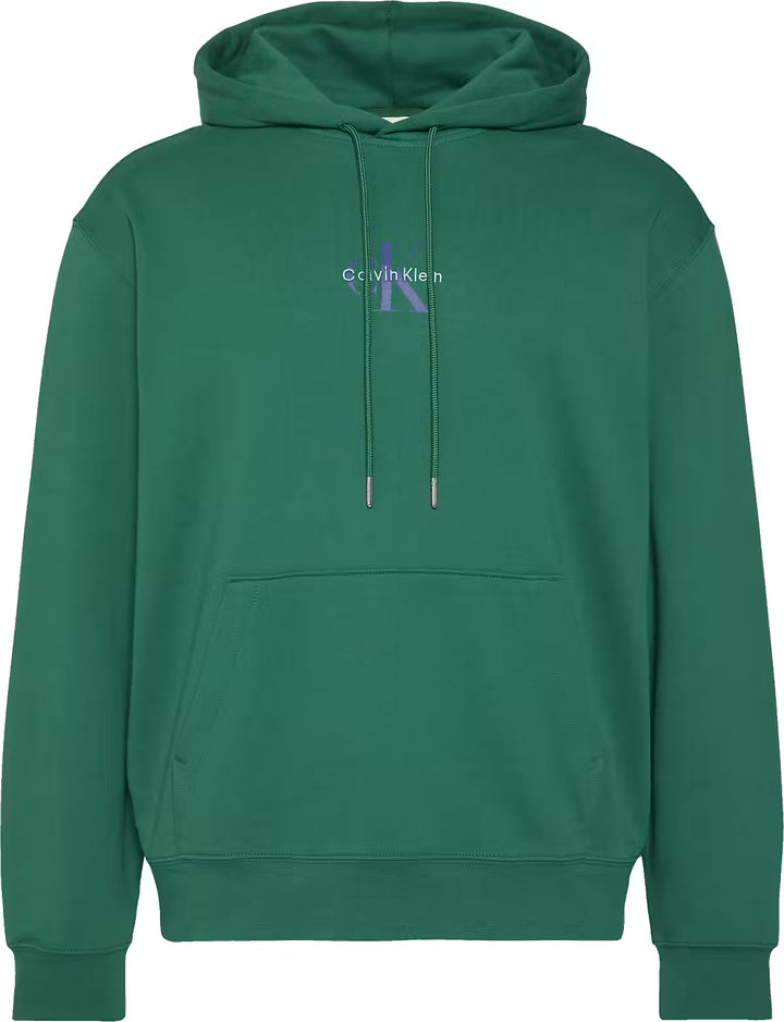 CKJ 350TERRY MICRO MONOLOGO HOOD - FOREST