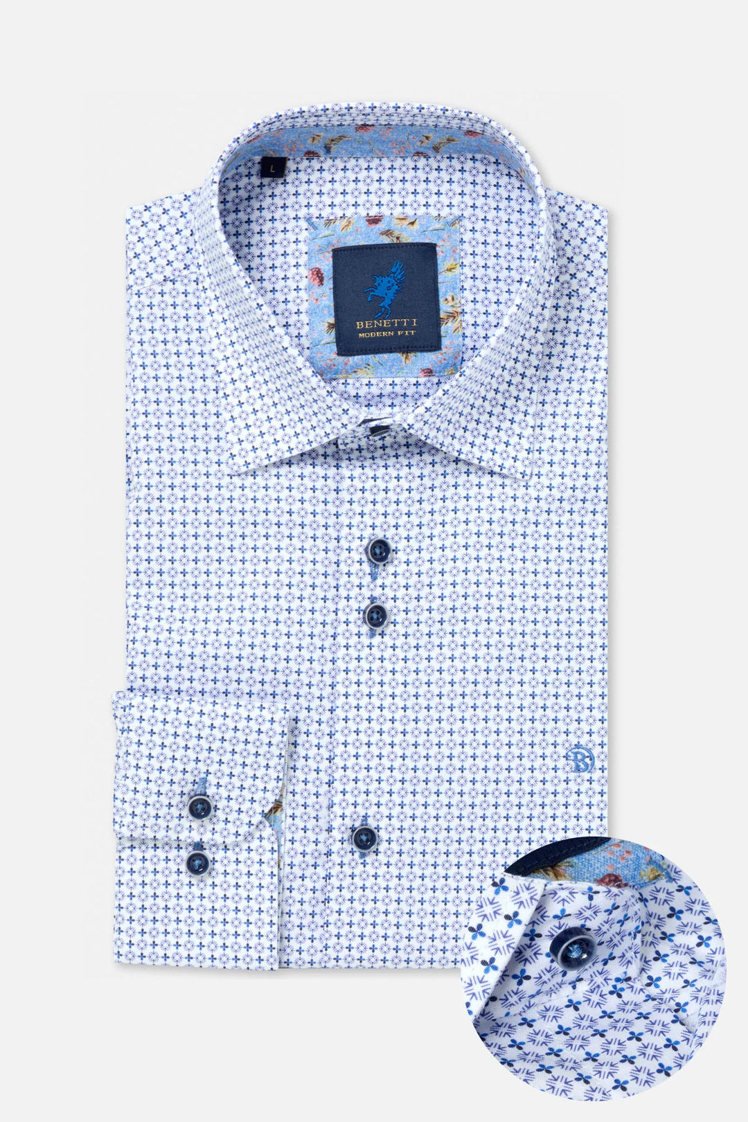 BENETTI LONDON SHIRT - BLUE