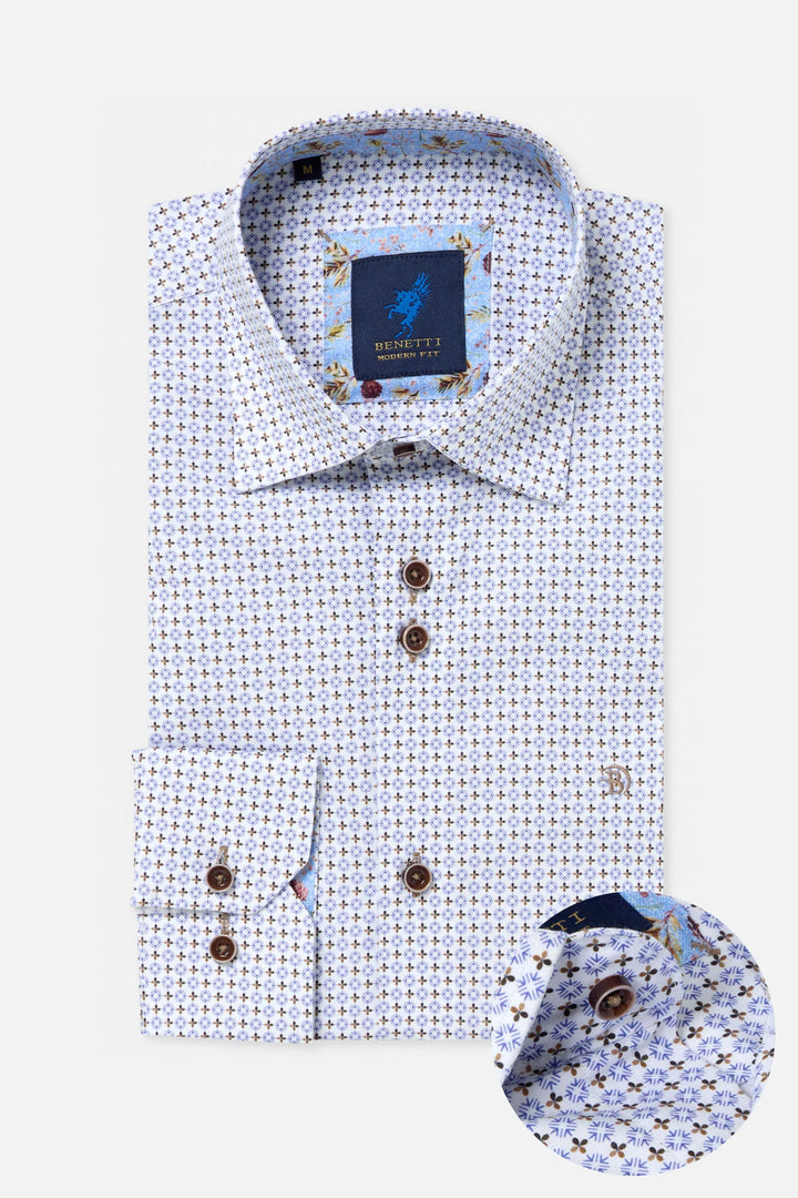 BENETTI LONDON SHIRT - COFFEE