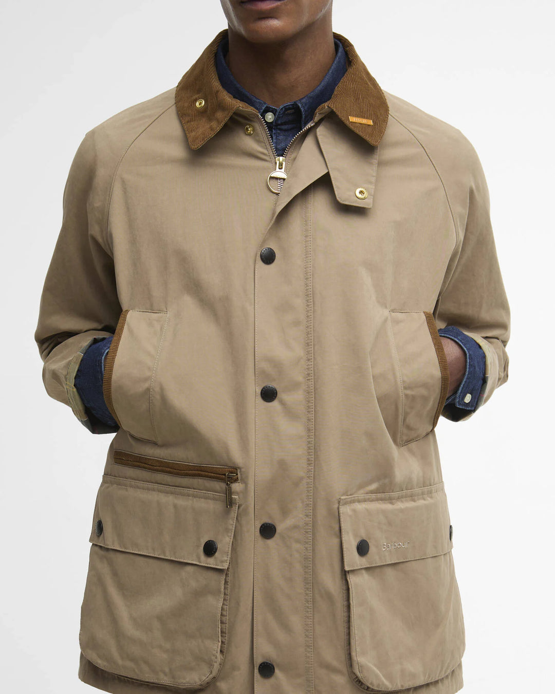 BARBOUR ICONS BEDALE CASUAL - MILITARY BROWN