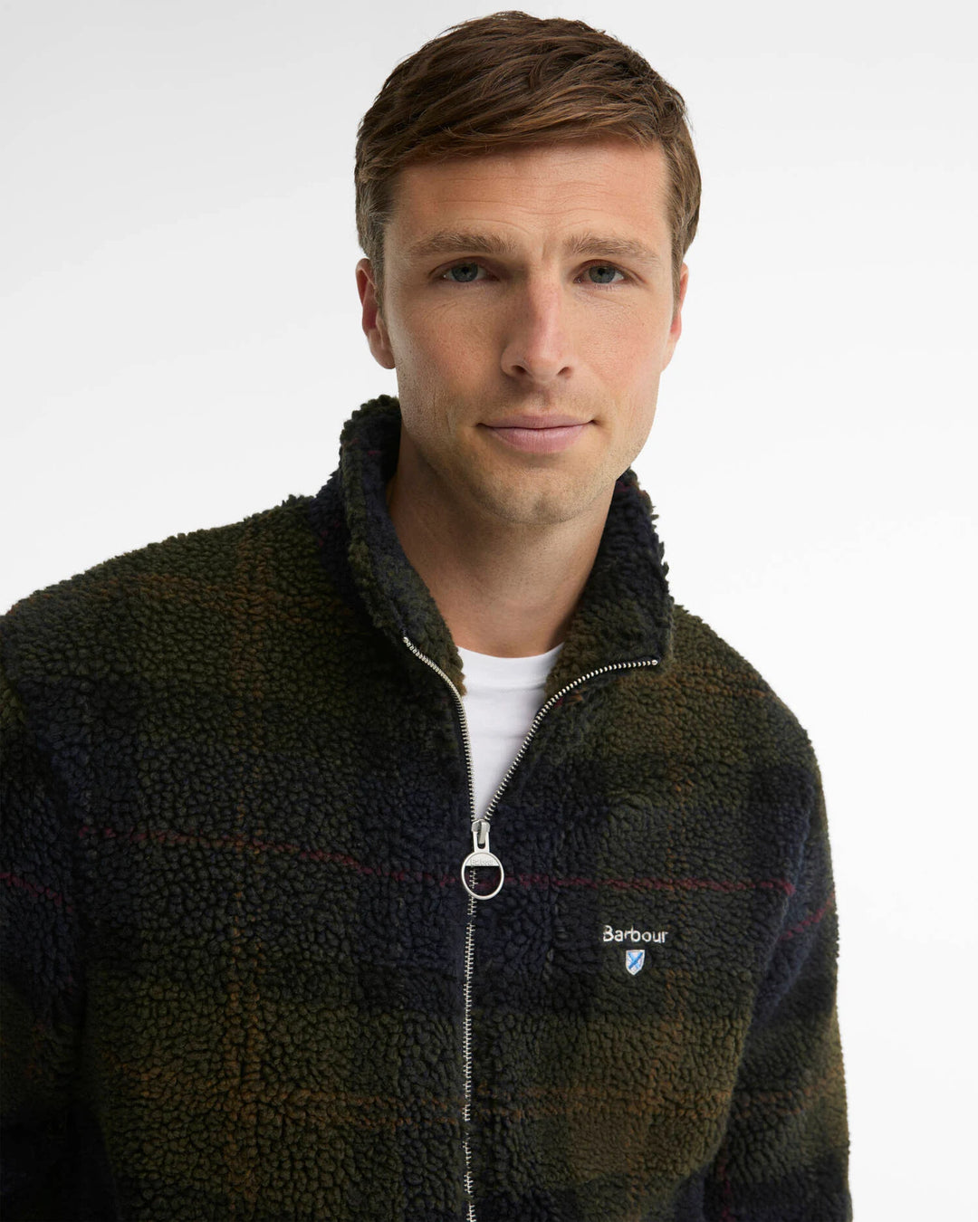 BARBOUR TARTAN FLEECE- SHADOW