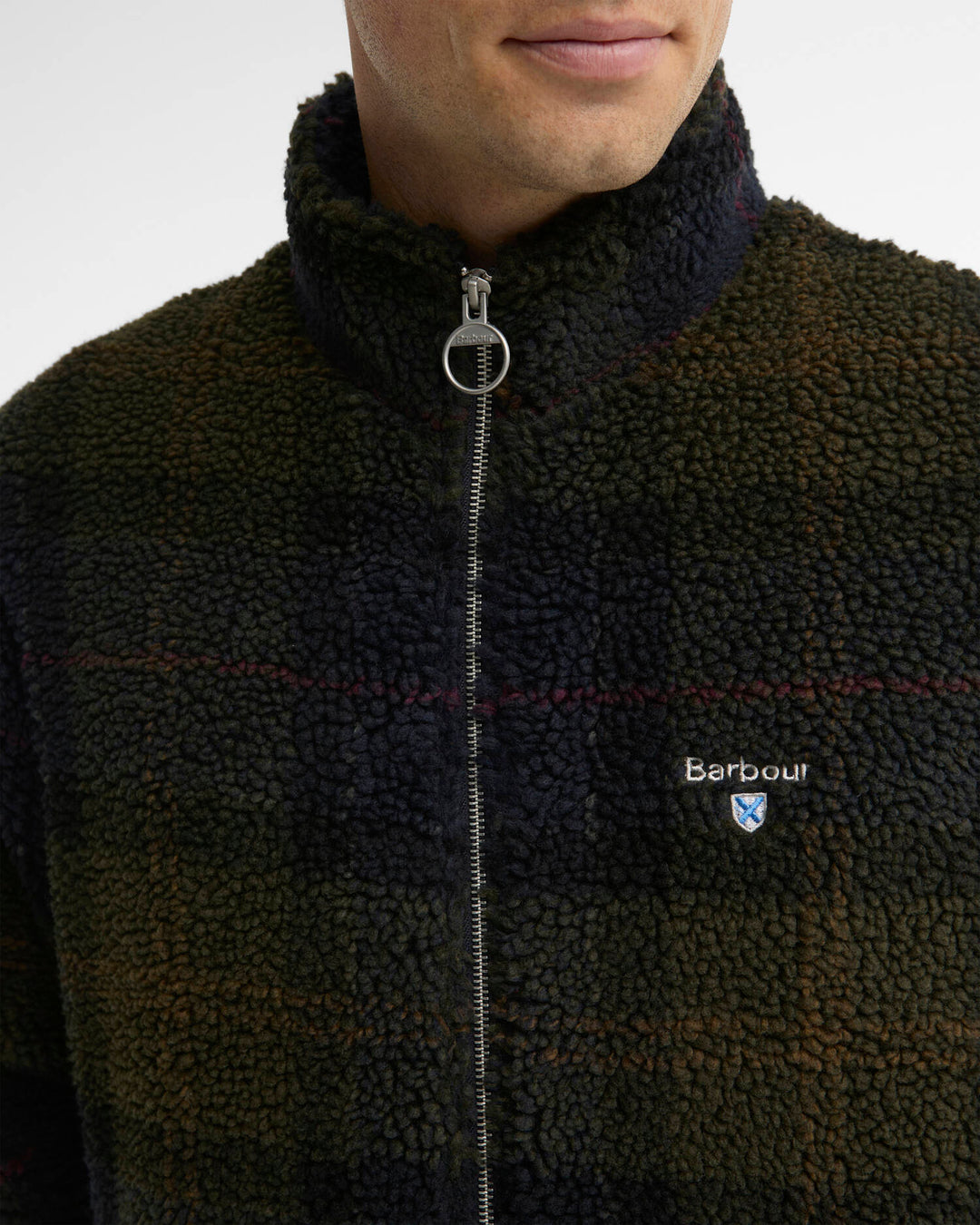 BARBOUR TARTAN FLEECE- SHADOW