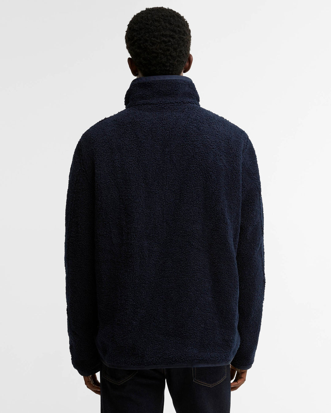 BARBOUR REVERSIBLE FLEECE JACKET - NAVY