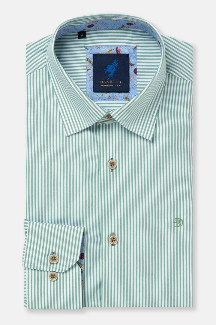 BENETTI ALEXANDER L/S SHIRT - SAGE
