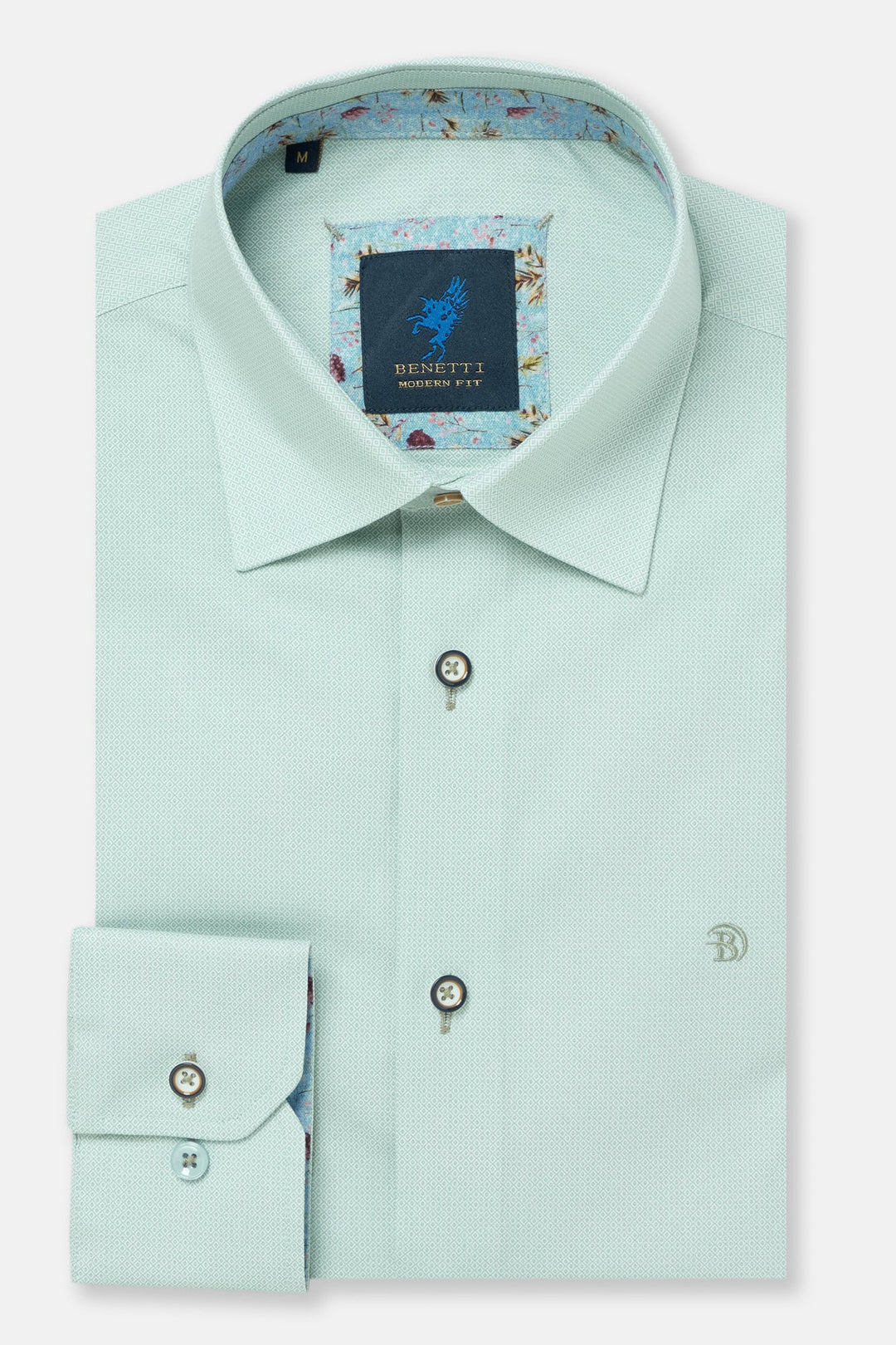 BENETTI ARLO L/S SHIRT - SAGE