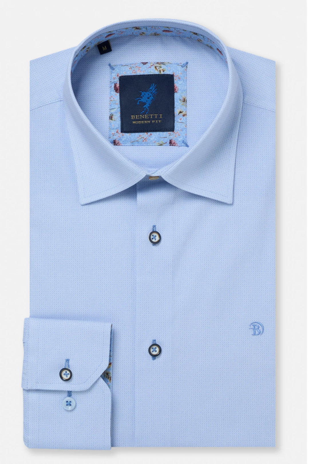 BENETTI ARLO L/S SHIRT - SKY