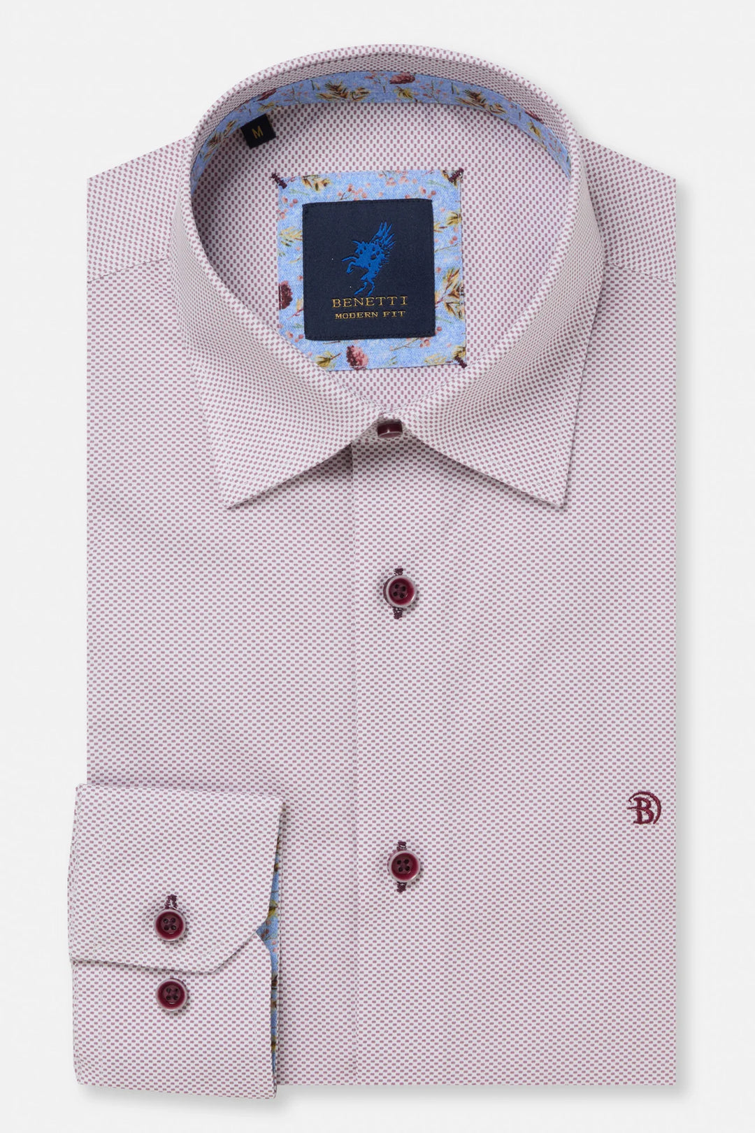 BENETTI BECKHAM L/S SHIRT - PLUM