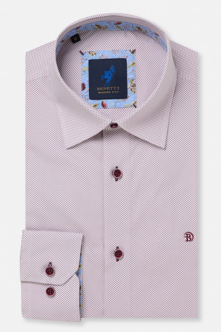 BENETTI BECKHAM L/S SHIRT - PLUM