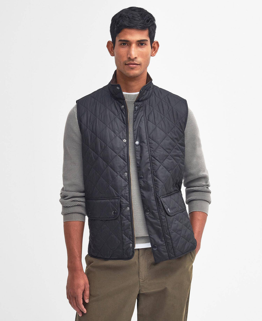 BARBOUR NEW LOWERDALE QUILTED GILET NAVY
