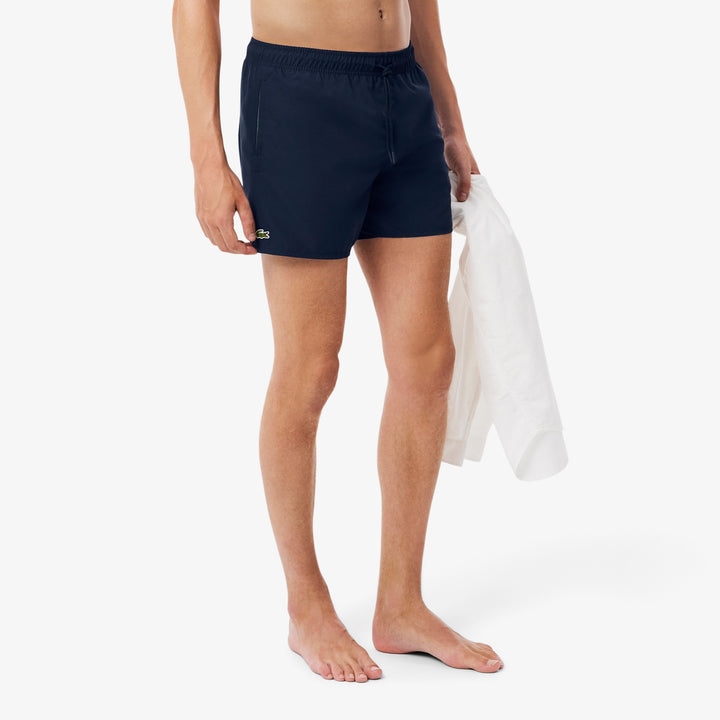 LACOSTE QUICK DRY SWIM SHORT - NAVY
