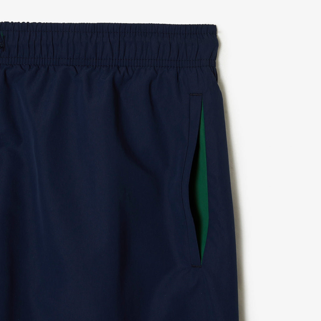 LACOSTE QUICK DRY SWIM SHORT - NAVY