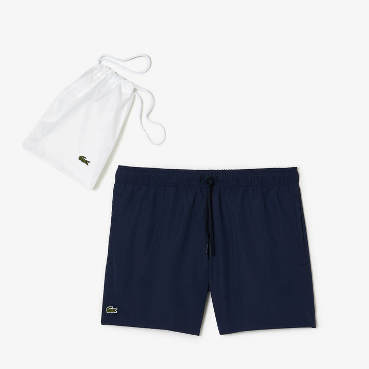 LACOSTE QUICK DRY SWIM SHORT - NAVY