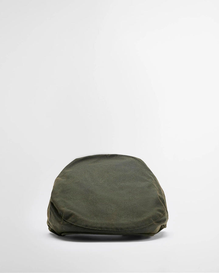 BARBOUR WAX FLAT CAP - OLIVE
