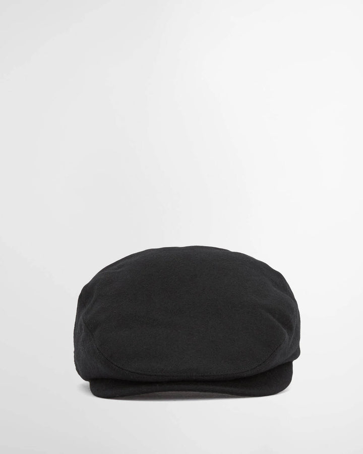 BARBOUR REDSHORE FLAT CAP - BLACK