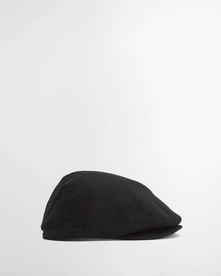 BARBOUR REDSHORE FLAT CAP - BLACK