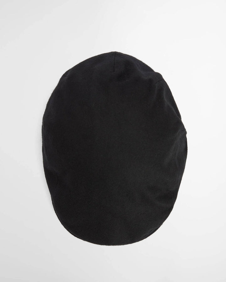 BARBOUR REDSHORE FLAT CAP - BLACK