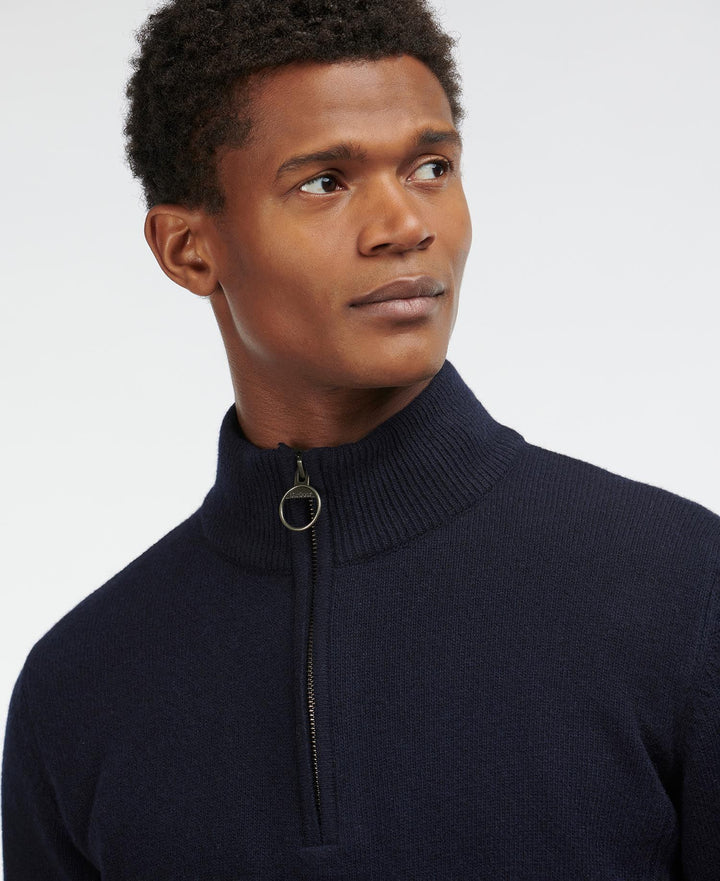 BARBOUR HOLDEN 1/2 ZIP - NAVY