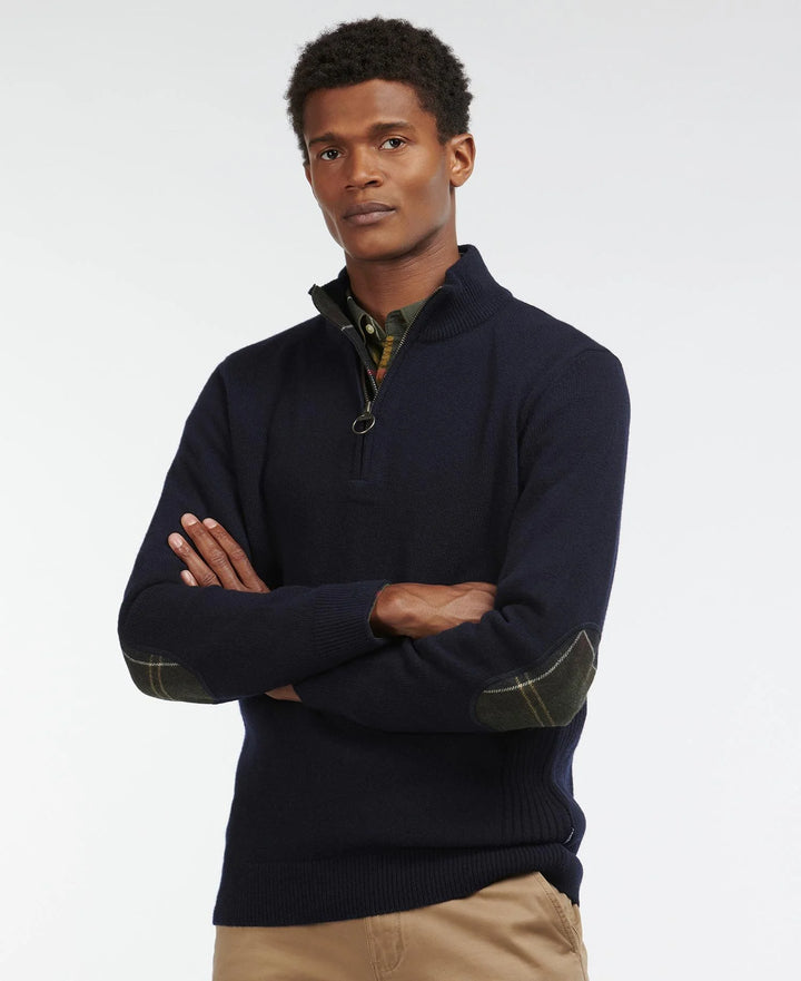 BARBOUR HOLDEN 1/2 ZIP - NAVY