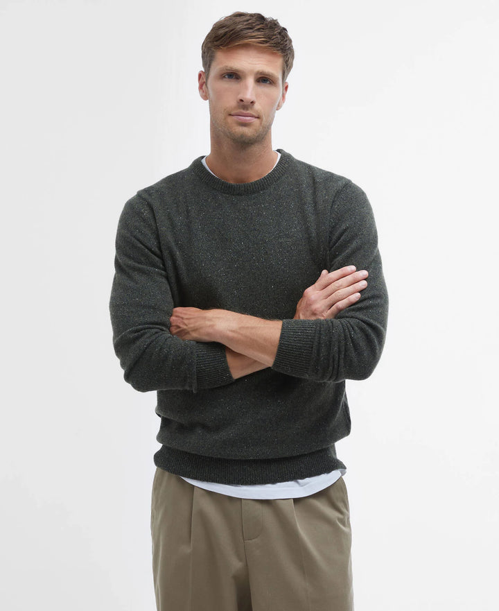 BARBOUR TISBURY CREW - DARK SEAWEED