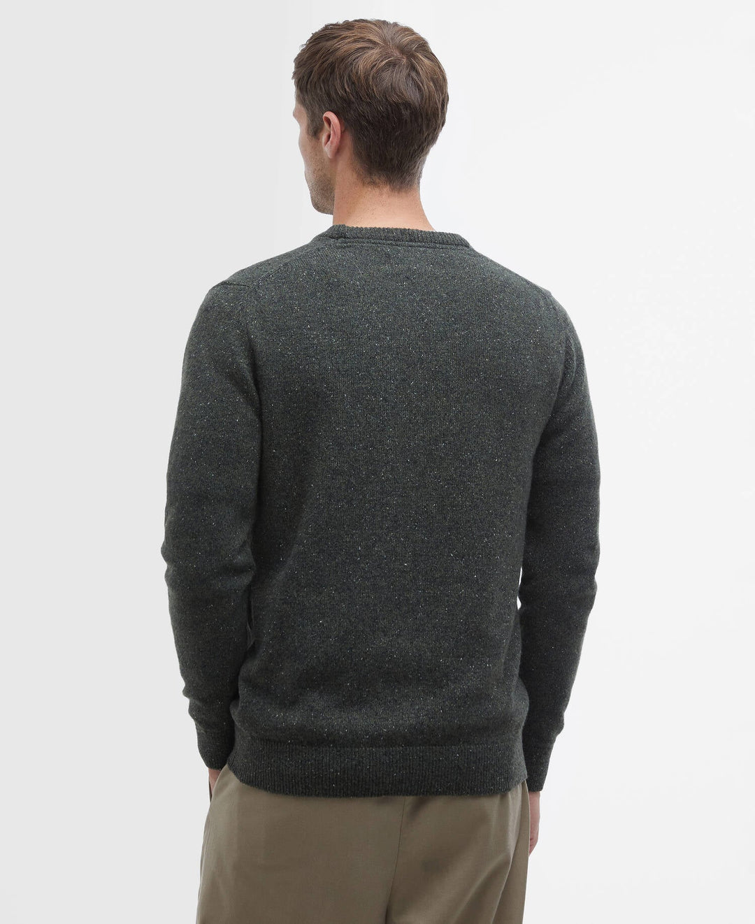 BARBOUR TISBURY CREW - DARK SEAWEED