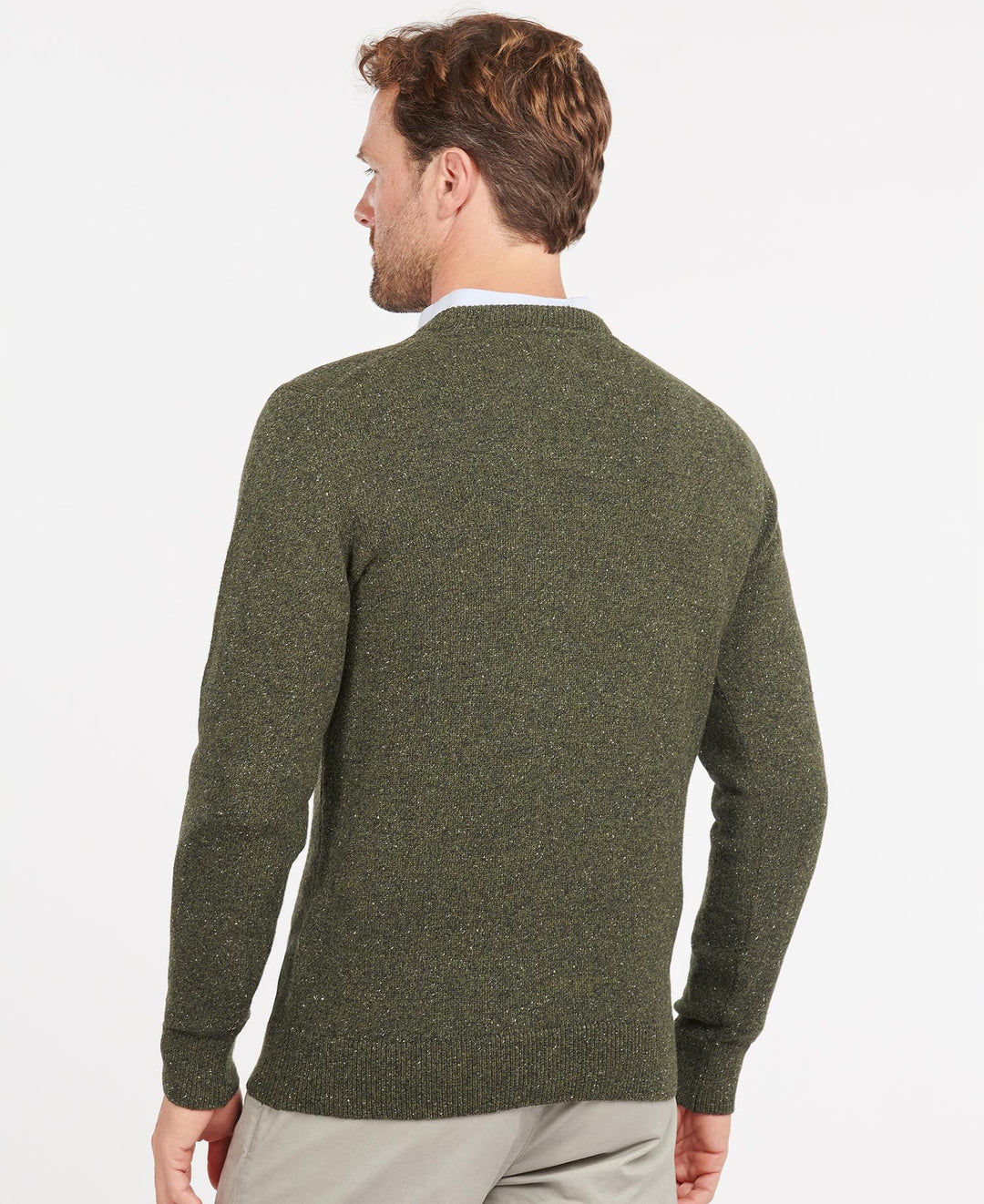 BARBOUR TISBURY CREW - DARK SEAWEED