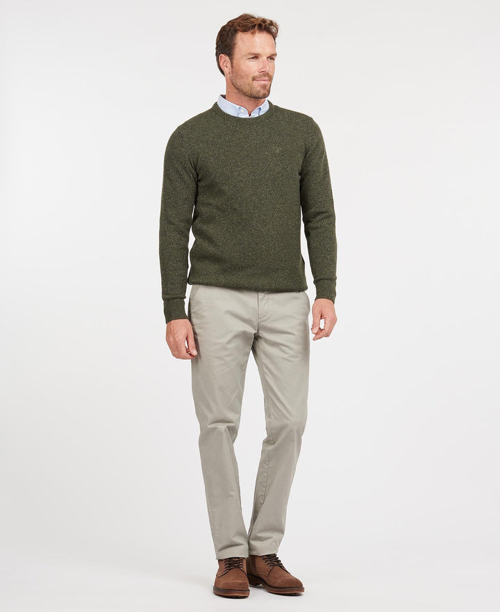 BARBOUR TISBURY CREW - DARK SEAWEED