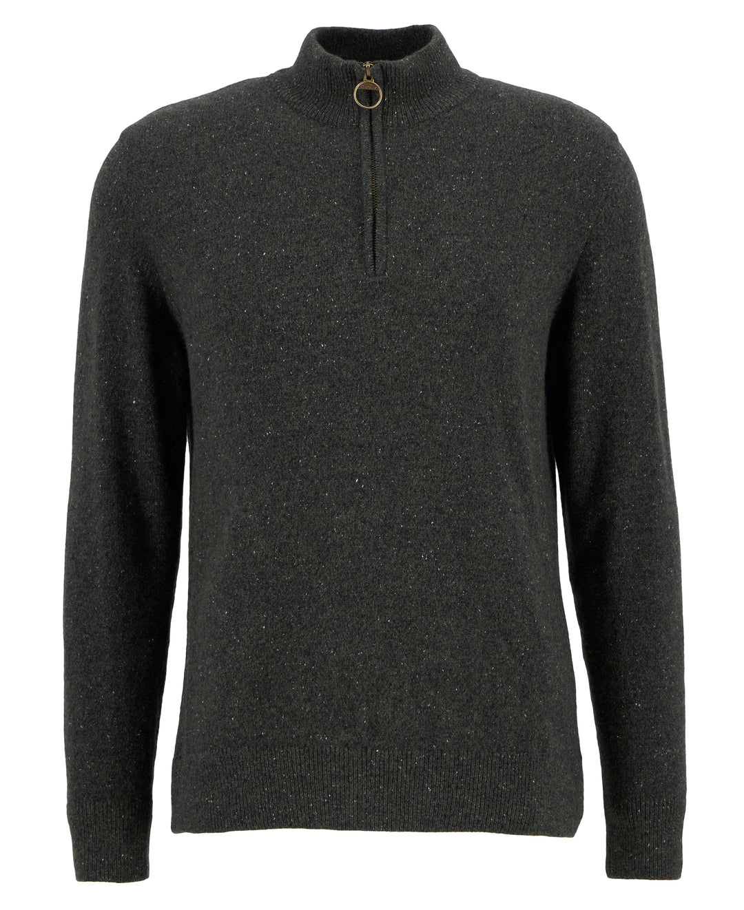 BARBOUR TISBURY 1/2 ZIP - DK SEAWEED