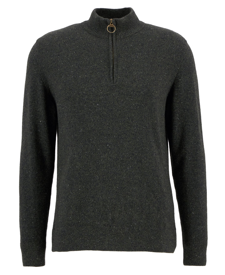 BARBOUR TISBURY 1/2 ZIP - DK SEAWEED