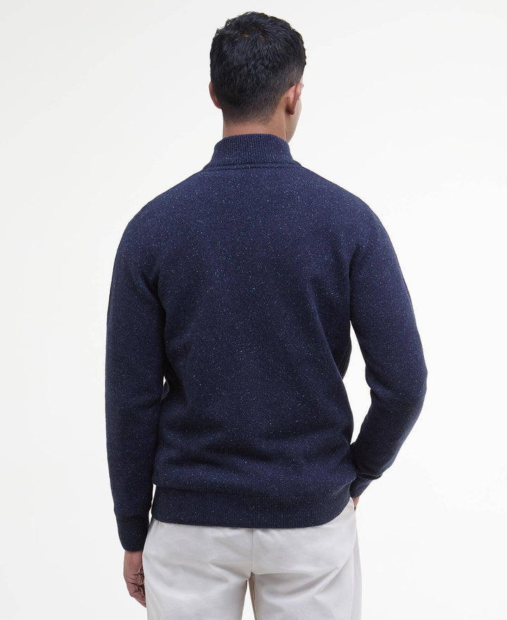 BARBOUR TISBURY 1/2 ZIP - NAVY