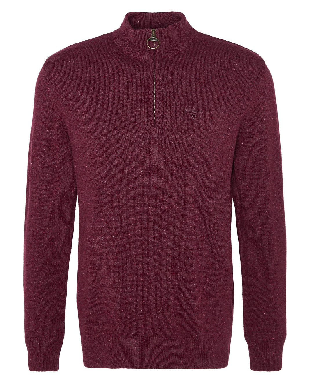 BARBOUR TISBURY 1/2 ZIP - RUBY