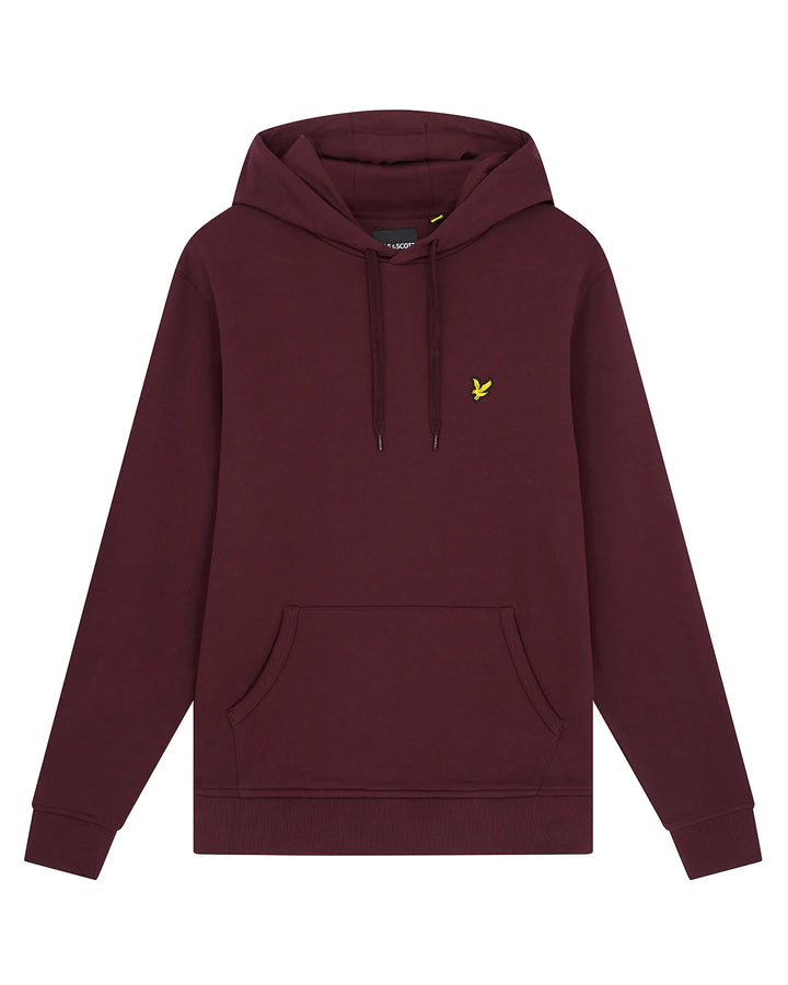 LYLE & SCOTT PULLOVER HOOD - BURGUNDY