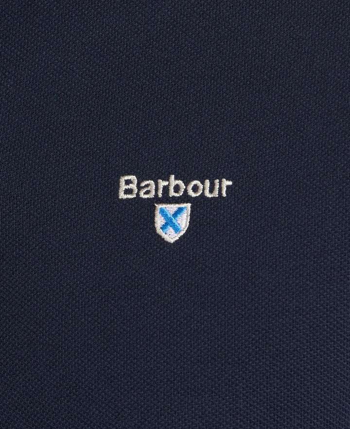 BARBOUR TARTAN PIQUE POLO - NEW NAVY