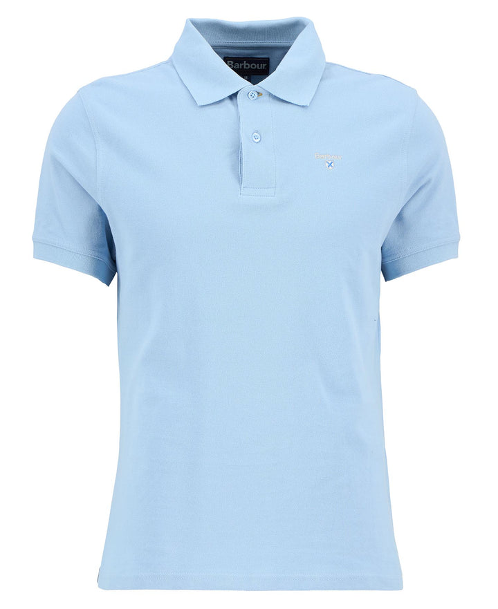 BARBOUR SPORTS TAILORED POLO - SKY