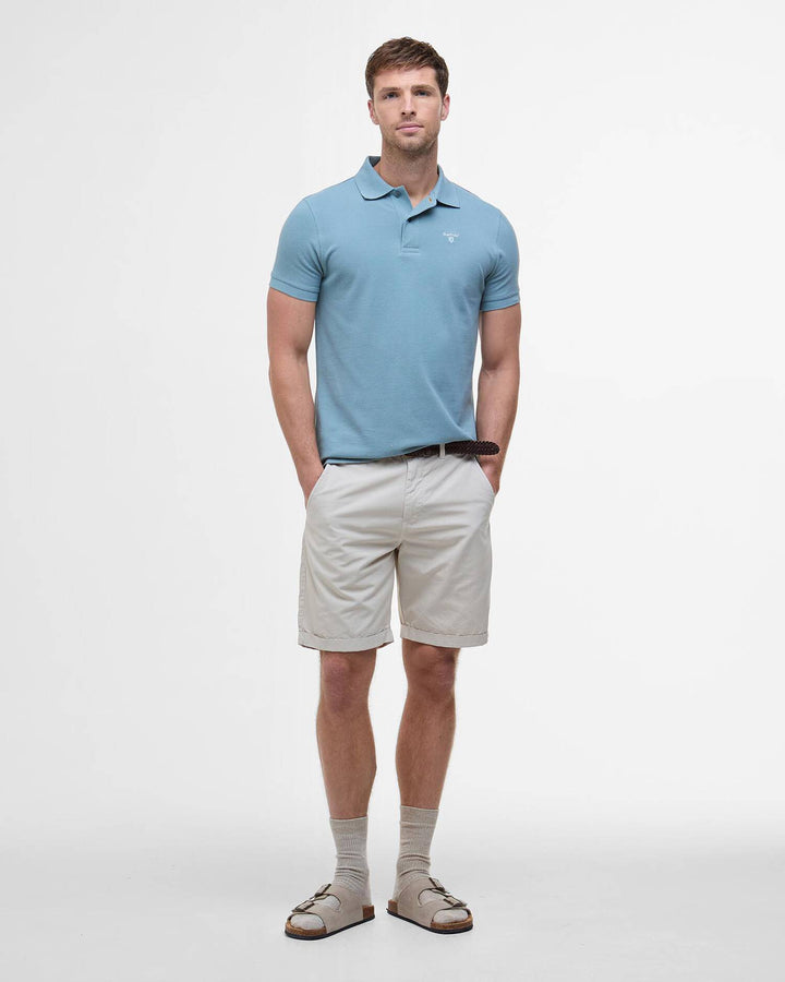 BARBOUR SPORTS TAILORED POLO - LEAD