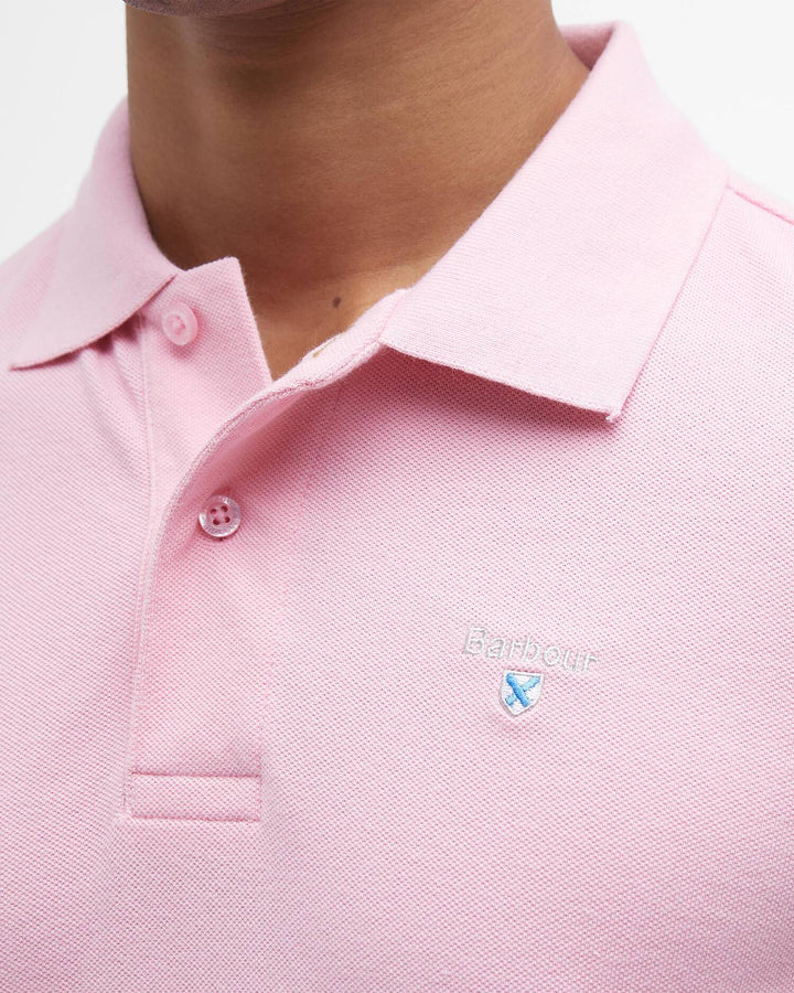 BARBOUR SPORTS TAILORED POLO - PINK