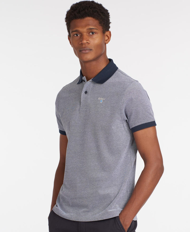 BARBOUR SPORTS POLO MIX - MIDNIGHT
